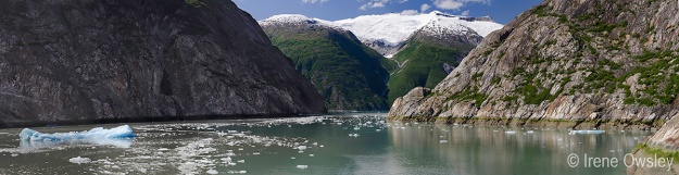 View of Tracy Arm near Sawyer Glacier.  Tracy Arm-Ford’s Terror Wilderness, Tongass National Forest, Southeast Alaska.